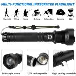 Super Bright XHP90.2 LED Tactical Flashlight