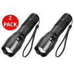 90000LM Bright LED Tactical Flashlight with Zoom