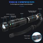 Bright 990000LM Tactical Rechargeable LED Flashlight