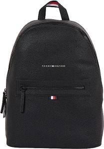 Tommy Hilfiger Black Essential PU Backpack for Men