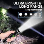 Super Bright Rechargeable Tactical LED Flashlight