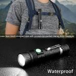 2-Pack Super Bright Rechargeable LED Flashlights