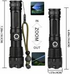 Bright Rechargeable Tactical LED Flashlight Torch