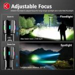 SKYFIRE 2000LM Rechargeable Waterproof LED Flashlight
