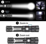 2-Pack Super Bright Rechargeable LED Flashlights