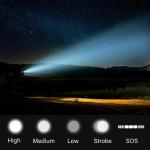 Bright Rechargeable Tactical LED Flashlight Torch