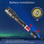 Super Bright Rechargeable Tactical LED Flashlight