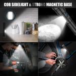 10,000 Lumen Rechargeable Military Grade LED Flashlight