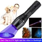 Super Bright UV Black Light Flashlight 120000lm