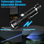 2-Pack Super Bright Rechargeable LED Flashlights