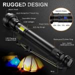 Super Bright 350000000 Lumen Rechargeable LED Flashlight