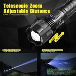 Super Bright 50000000 Lumens LED Tactical Flashlight