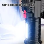 Bright USB Rechargeable LED Camping Flashlight