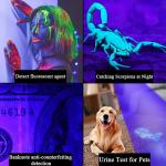 Super Bright UV Black Light Flashlight 120000lm