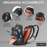 EVERKI Atlas Travel Laptop Backpack, Adjustable Size