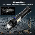 Super Bright 50000000 Lumens LED Tactical Flashlight