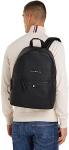 Tommy Hilfiger Black Essential PU Backpack for Men