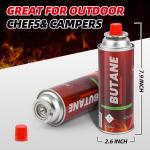 Butane Fuel Canisters for Camping Stoves - 1-24 Pack