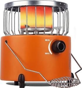 Compact Windproof Butane Heater for Camping