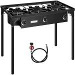 225,000 BTU 3-Burner Portable Propane Stove