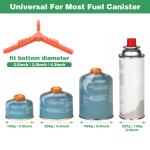 Backpacking Stove with Propane Tank Adapter