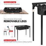 Portable 3-Burner Propane Camp Stove 225000 BTU