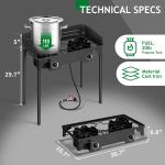 150,000 BTU Portable Propane Camping Grill