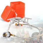 Portable Butane Propane Camping Stove with Adapter