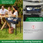 150,000 BTU Portable Propane Camping Grill