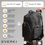 EVERKI Atlas Travel Laptop Backpack, Adjustable Size