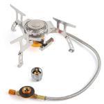 Portable Butane Propane Camping Stove with Adapter