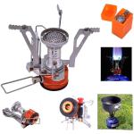 Compact Gas Camping Stove & Cookware Set