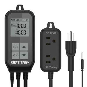 Reptile Thermostat and Light Timer Combo