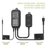 Reptile Thermostat and Light Timer Combo