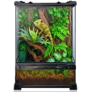 10"x10"x14" Glass Terrarium for Small Reptiles