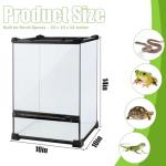 10"x10"x14" Glass Terrarium for Small Reptiles