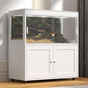 60 Gallon Reptile Tank with Storage Cabinet