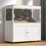 60 Gallon Reptile Tank with Storage Cabinet