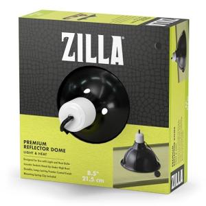 Zilla Premium Heat Lamp Reflector for Reptiles