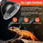 150W Ceramic Heat Bulbs for Reptiles, 2-Pack