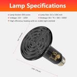 150W Ceramic Heat Bulbs for Reptiles, 2-Pack