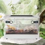 Portable Reptile Feeding Box with Wheels