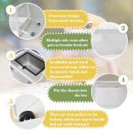 Portable Reptile Feeding Box with Wheels