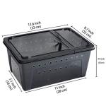 OMEM Stackable Portable Reptile Habitat with Breathable Holes