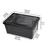 Portable Reptile Terrarium Habitat - Stackable Container