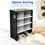 Large Multi-Layer Transparent Reptile Feeder Container