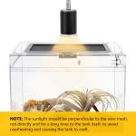 Durable Reptile Terrarium with Ventilation Kit