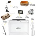 Durable Reptile Terrarium with Ventilation Kit
