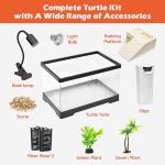 Extra Large Turtle Tank Kit with Basking Platform