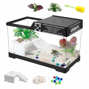 GOZILLA Turtle Tank Starter Kit with Basking Platform